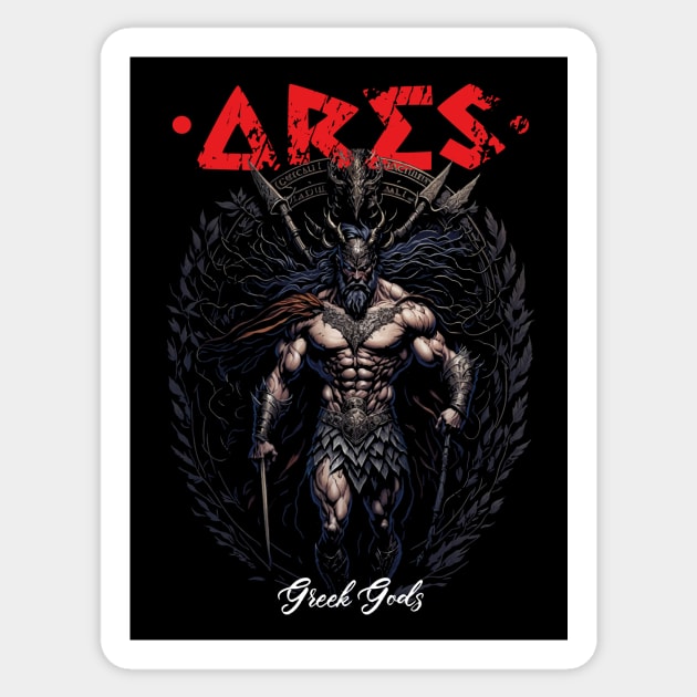Ares Sticker by By_Russso